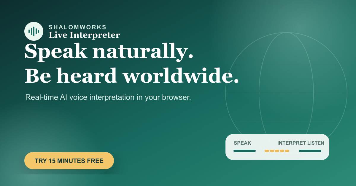 Live Interpreter — 官网预览图